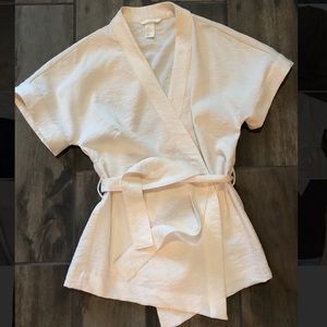 H&M Kimono tie wrap blouse size 2